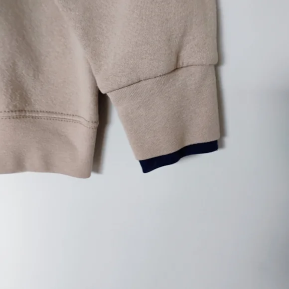 Woman's Vintage L Beige Sweatshirt with Embroidered Design - Picture 8 of 14